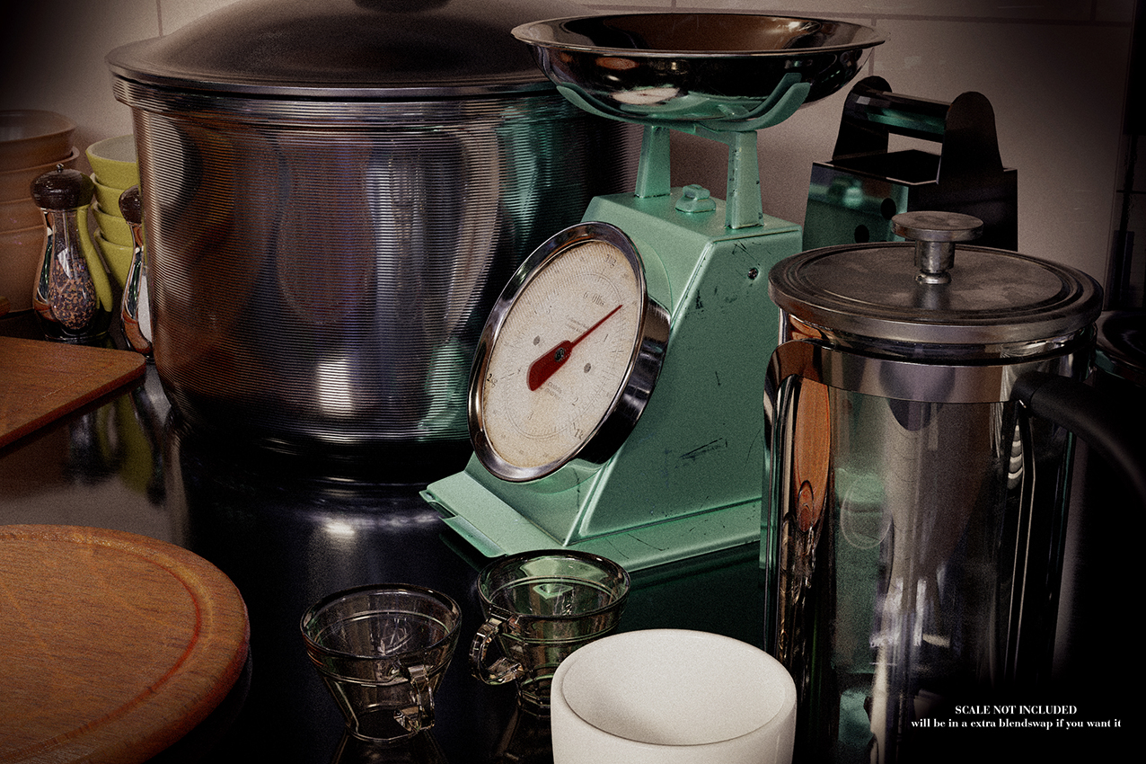 Kitchen Asset Library-Pack photoreal Vol.1 preview image 3
